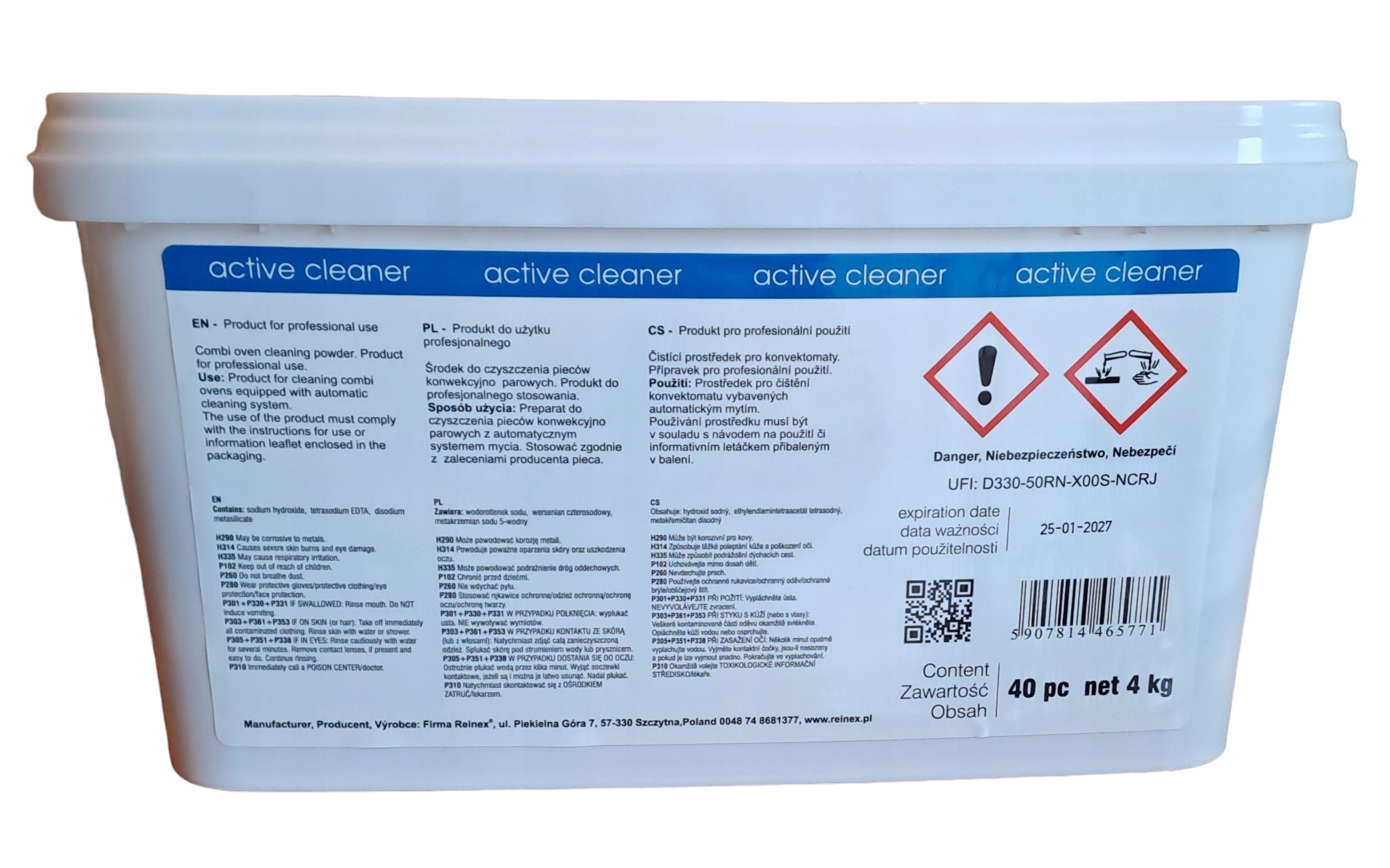 Kombinovaná parná rúra Reinex active cleaner X